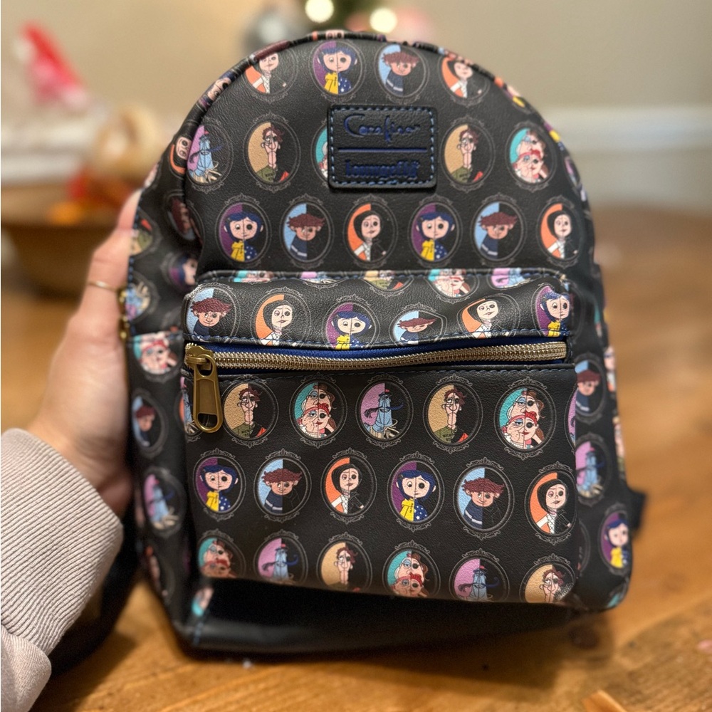 Loungefly Coraline Print Mini Backpack